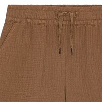 BIRKHOLM Muslin Shorts Bison Brun
